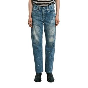 Tanaka Straight Jean Trousers With Faded Blue Wash - NWT
